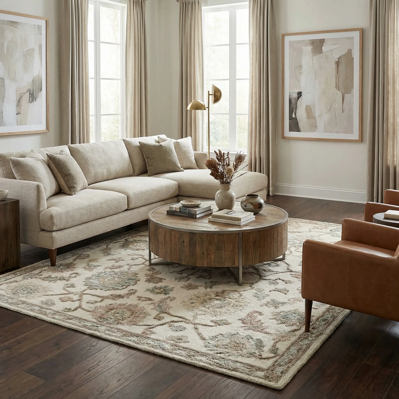 Callum Oushak Area Rug by Boutique Rugs