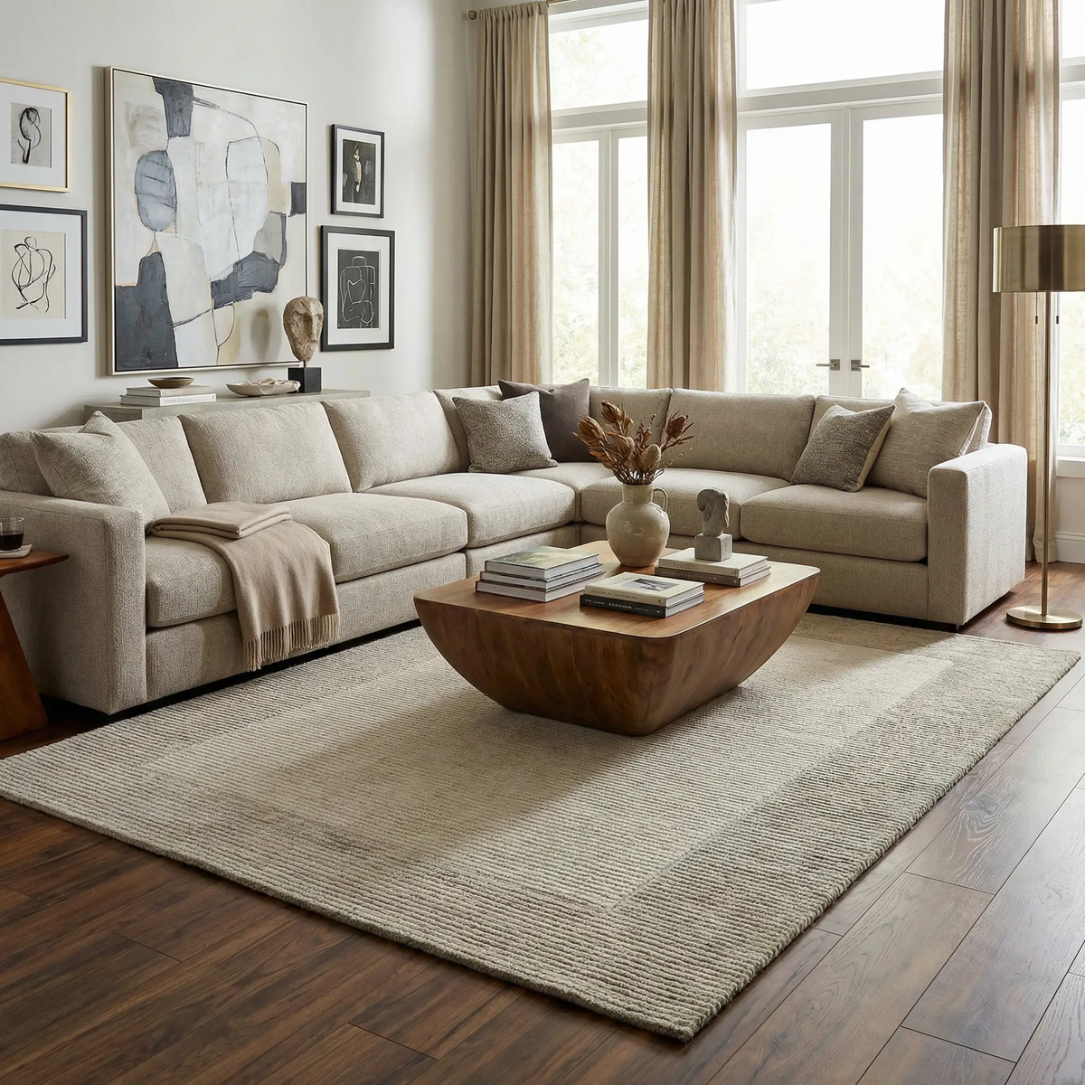 Amadi Wool Area Rug, photo 2 of 8
