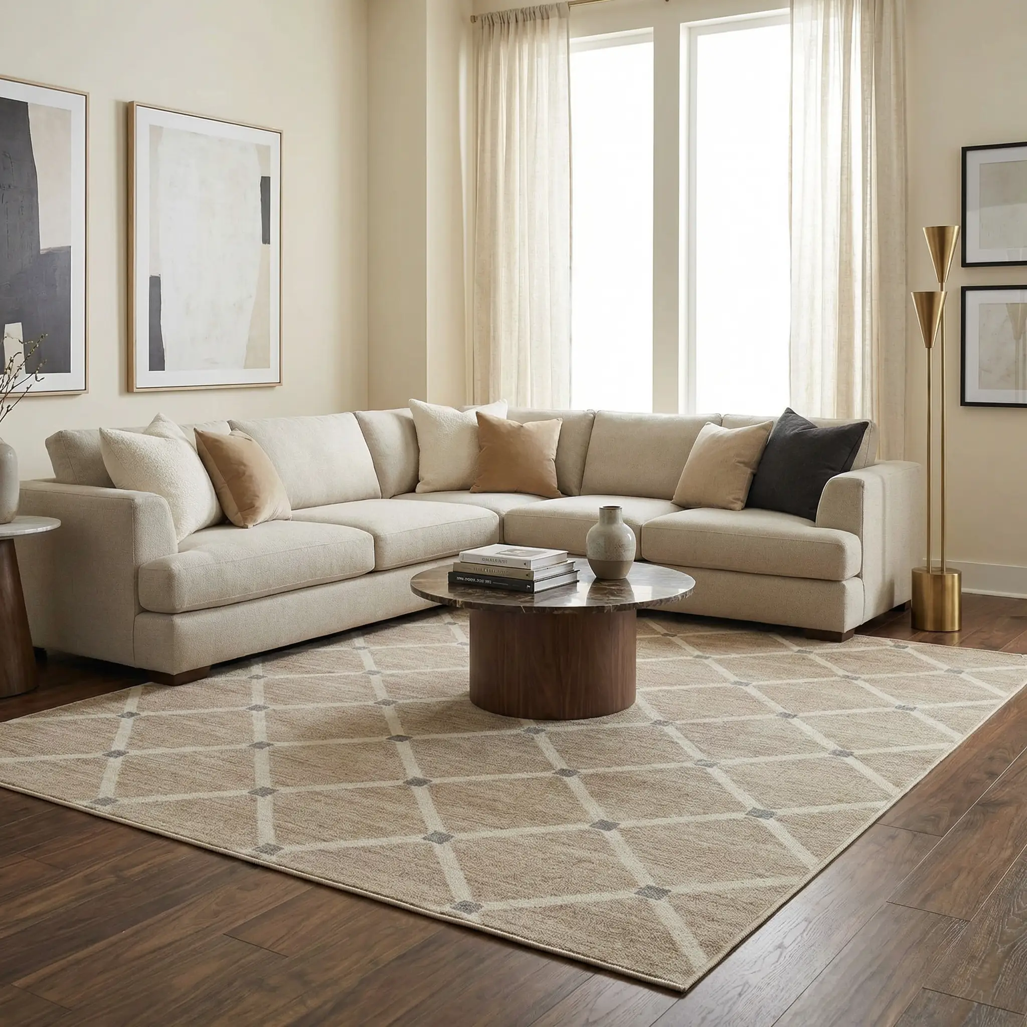Alpana Washable Wool Area Rug by Boutique Rugs