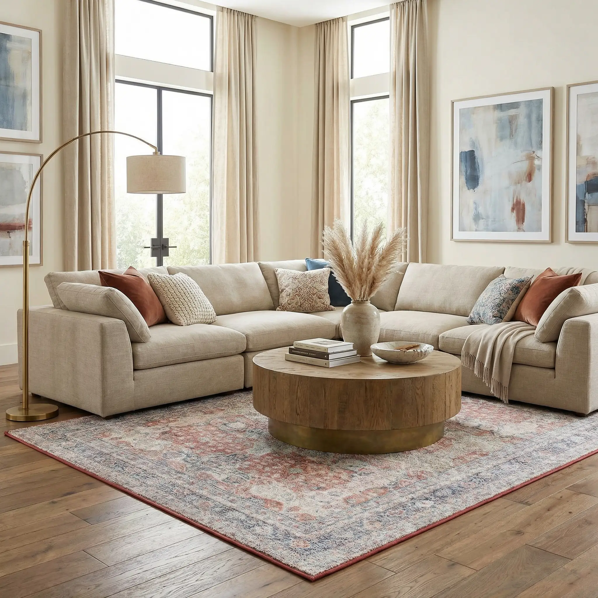 Ambre Washable Area Rug - Clearance by Boutique Rugs