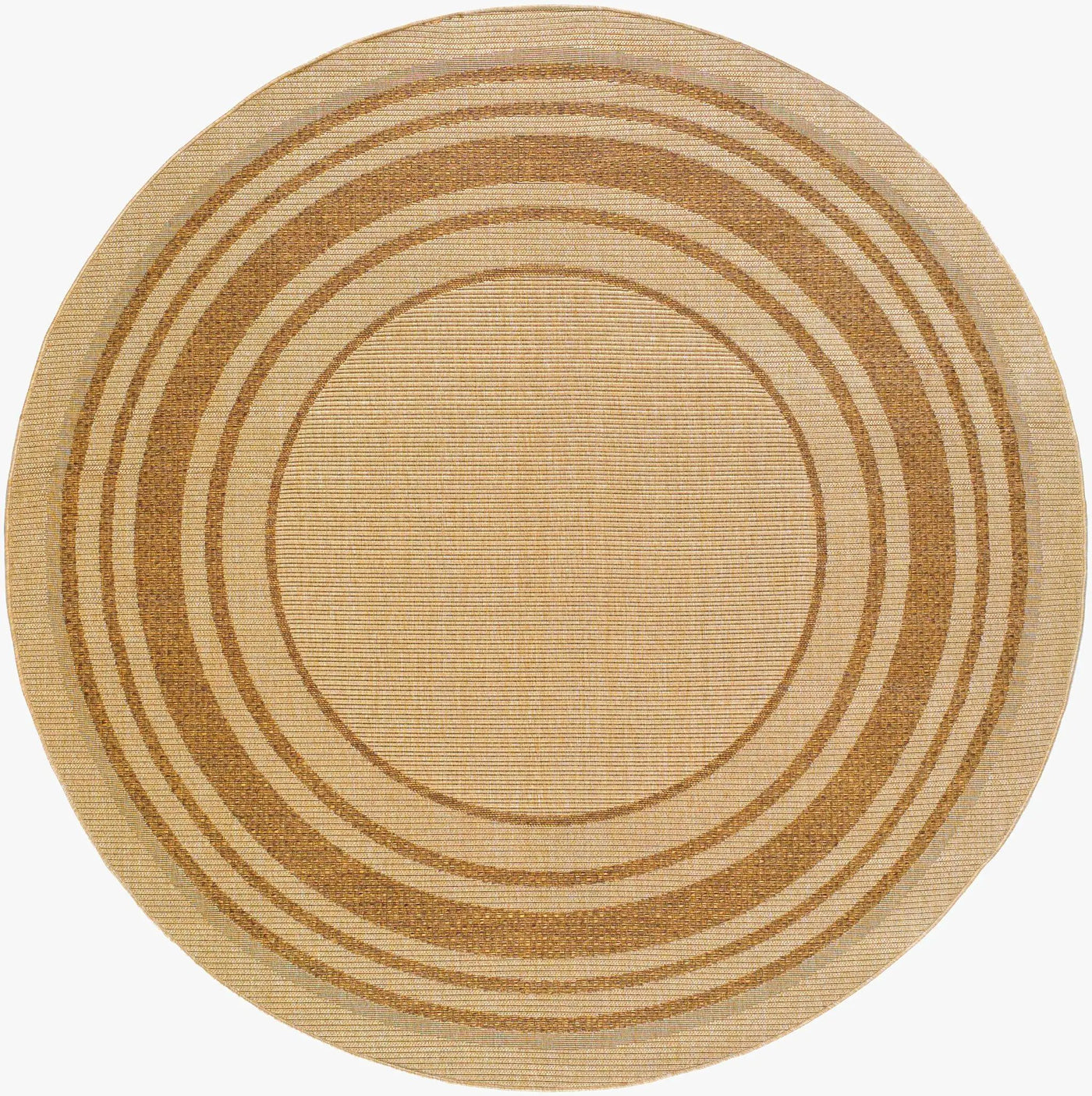 Isoko Bordered Faux Jute Outdoor Rug by Boutique Rugs
