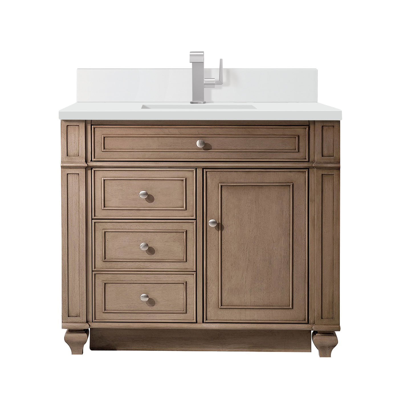 James Martin Bristol 36" Single Bathroom Vanity, Whitewashed Walnut, view 28