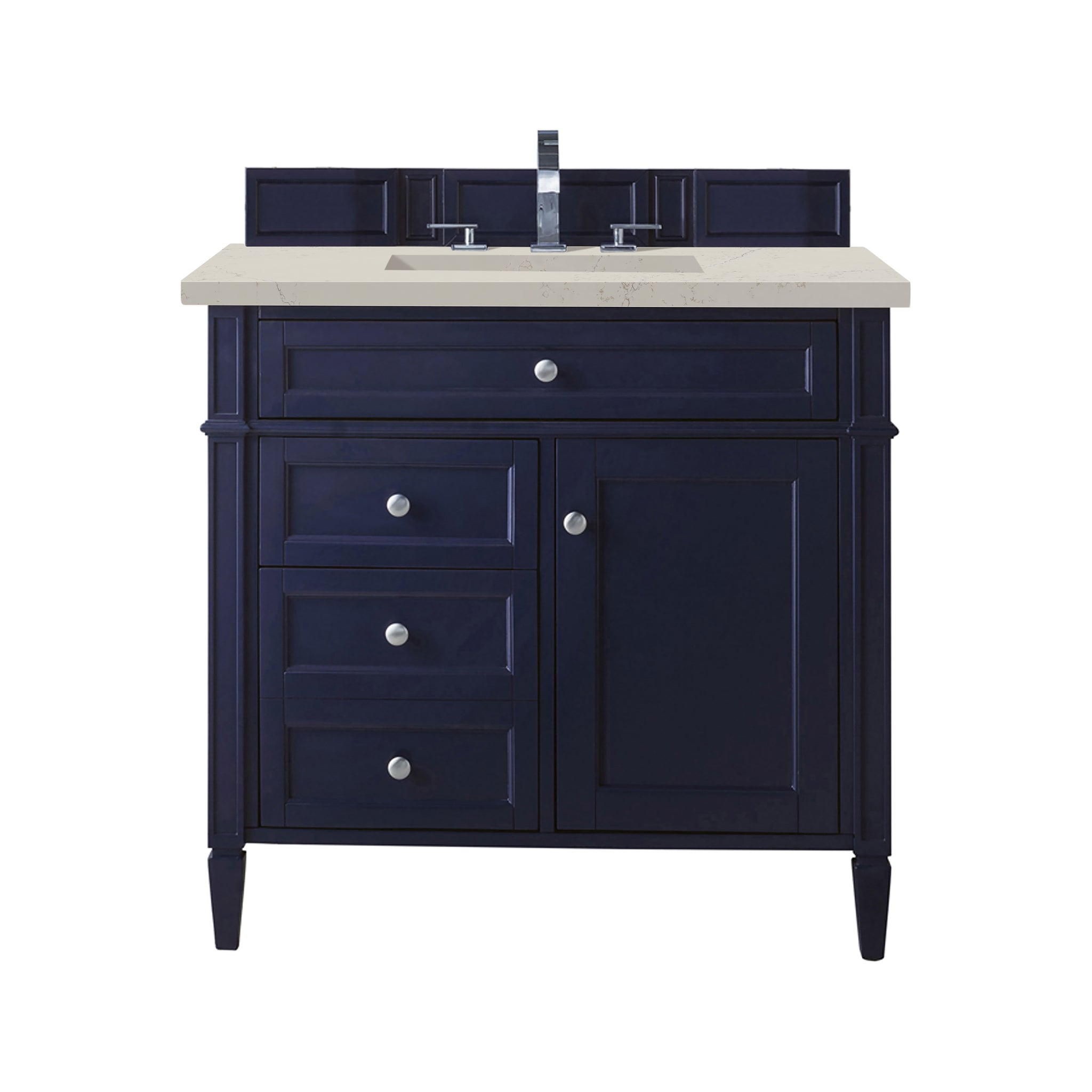 James Martin Brittany 36" Single Bathroom Vanity, Victory Blue, view 35