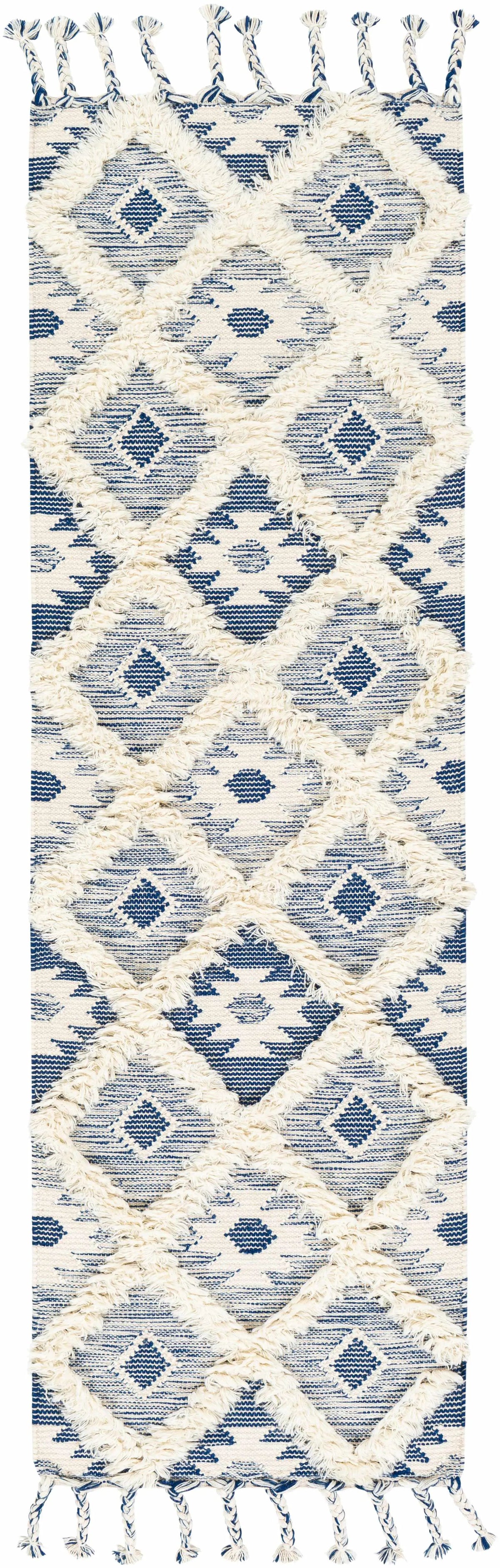 Painesdale Blue/White Wool Carpet - Clearance, photo 9 of 9