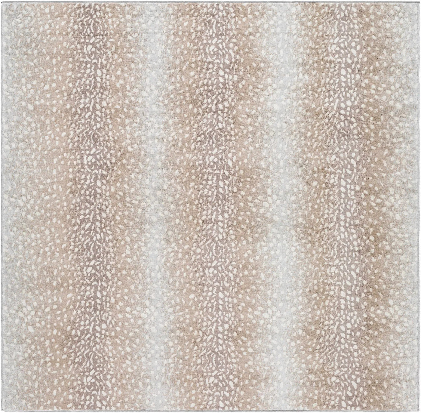 Pointblank Tan Leopard Print Rug by Boutique Rugs