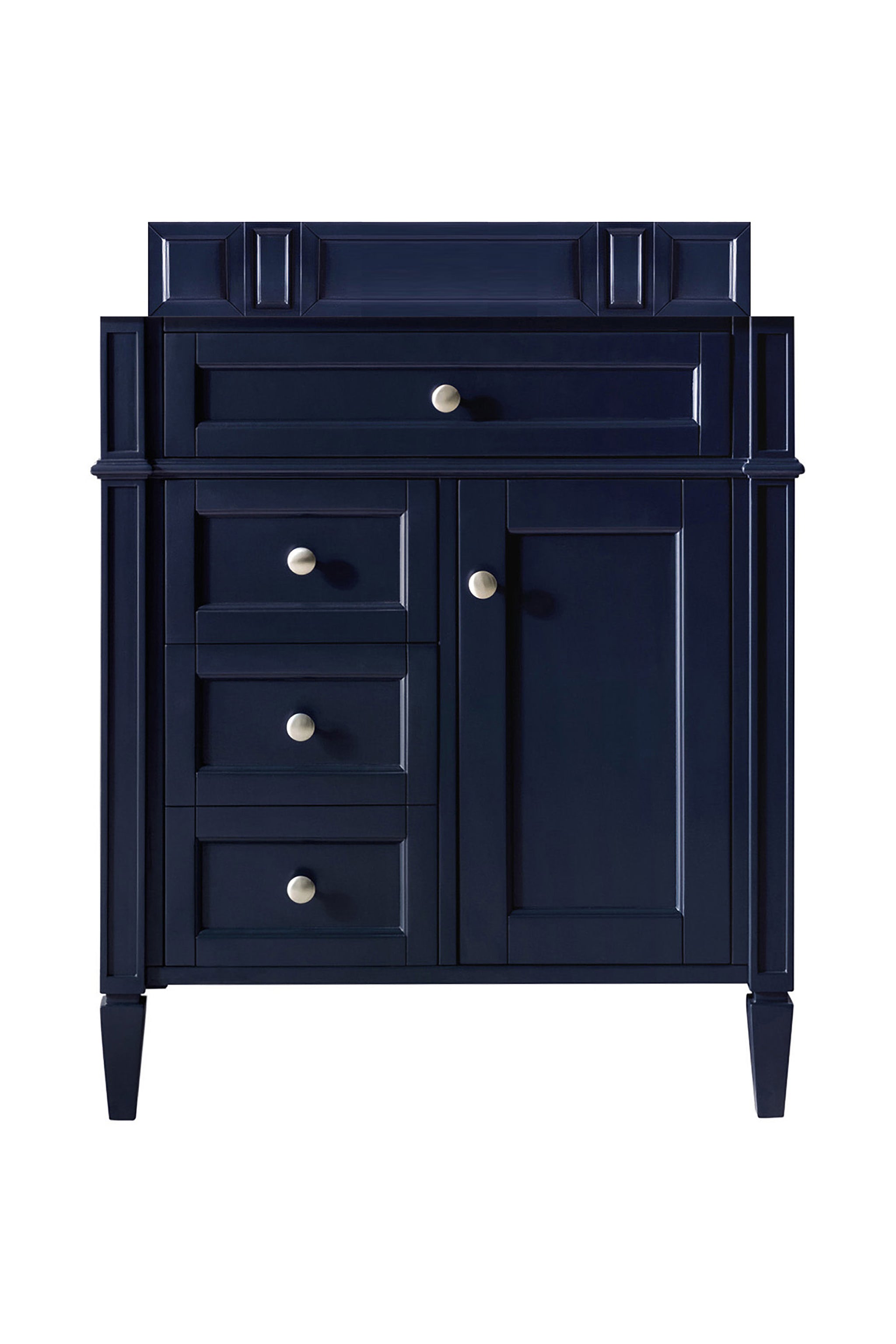 James Martin Brittany 30" Single Bathroom Vanity, Victory Blue, view 12