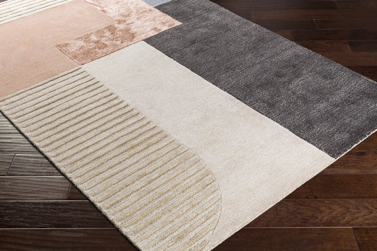 Pofadder Viscose&Wool Patchwork Rug, photo 3 of 8