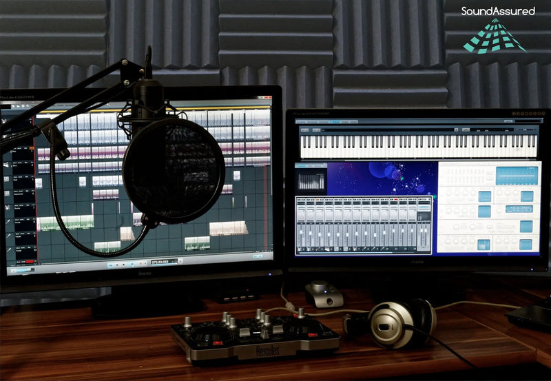 Pop Filter for Microphone | Reduce Plosives & Improve Clarity by SoundAssured