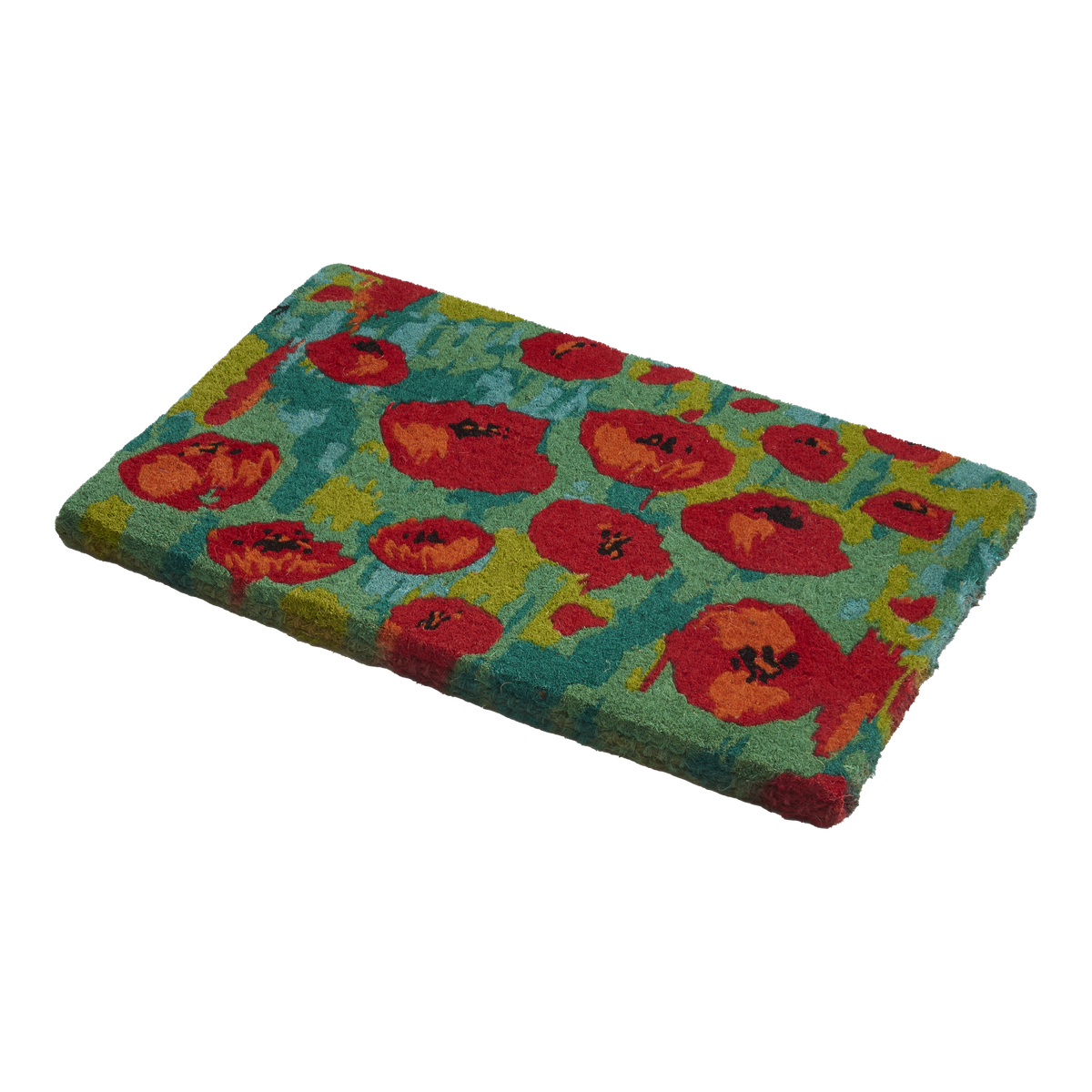 Field of Poppies - Red Multi Coir Doormat, photo 3 of 17