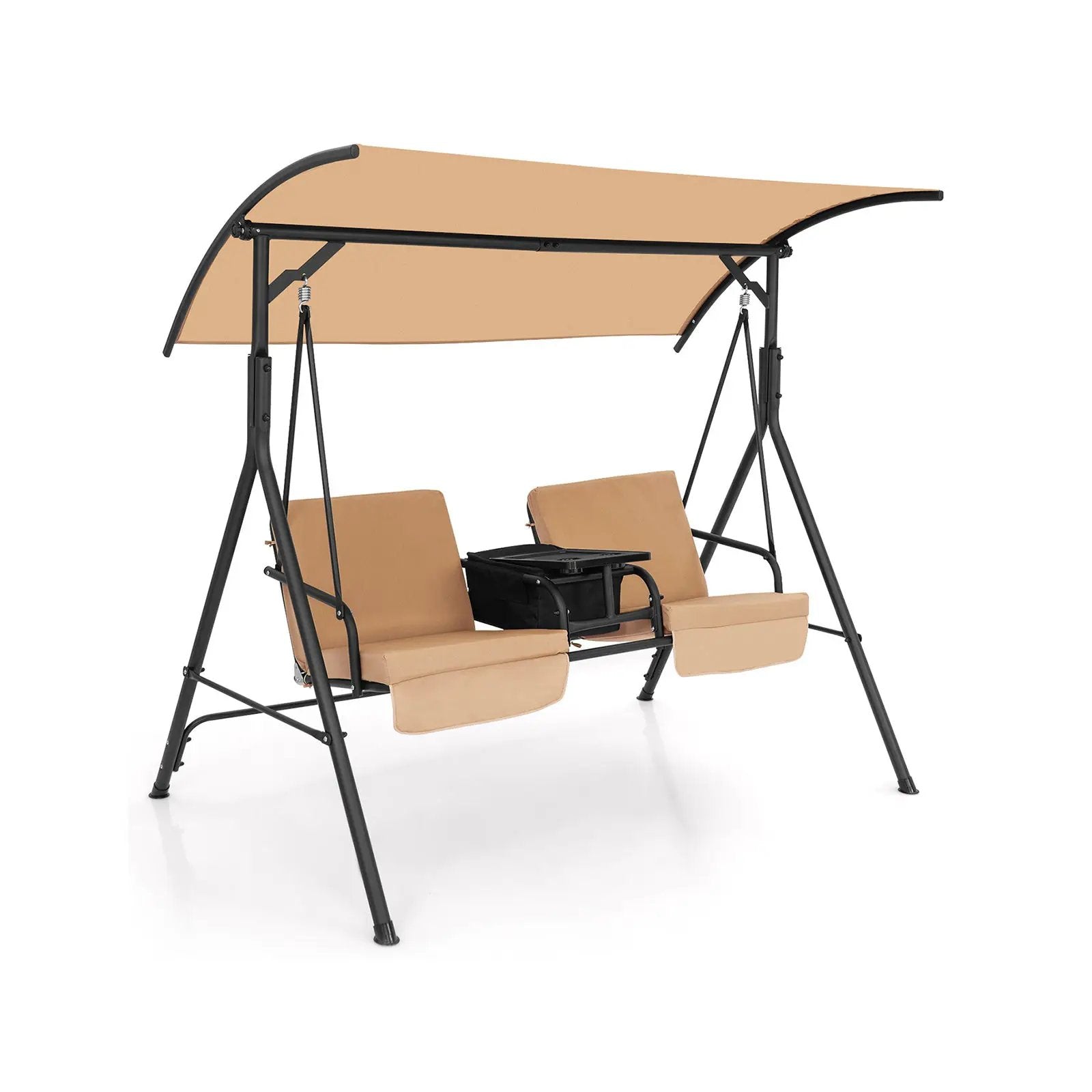 Porch Swing Chair with Adjustable Canopy by DirectDeals