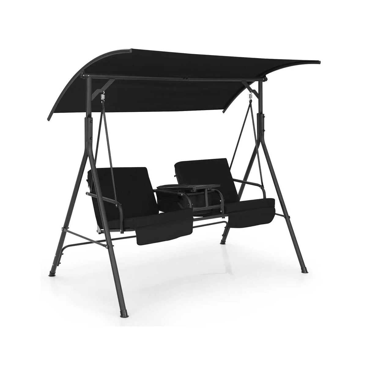Porch Swing Chair with Adjustable Canopy, photo 9 of 10