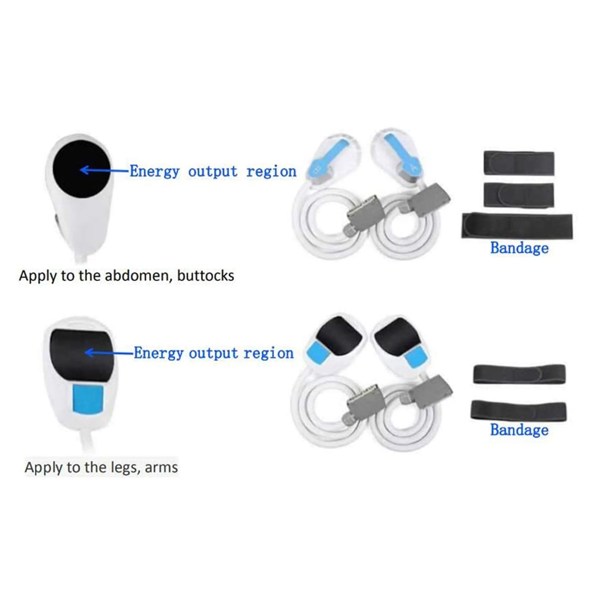 Portable 4-Handle Home Body Shaping Machine For Abdomen, Arms, Thighs, And Buttocks (SAK59284) by SAKSBY WHOLESALE