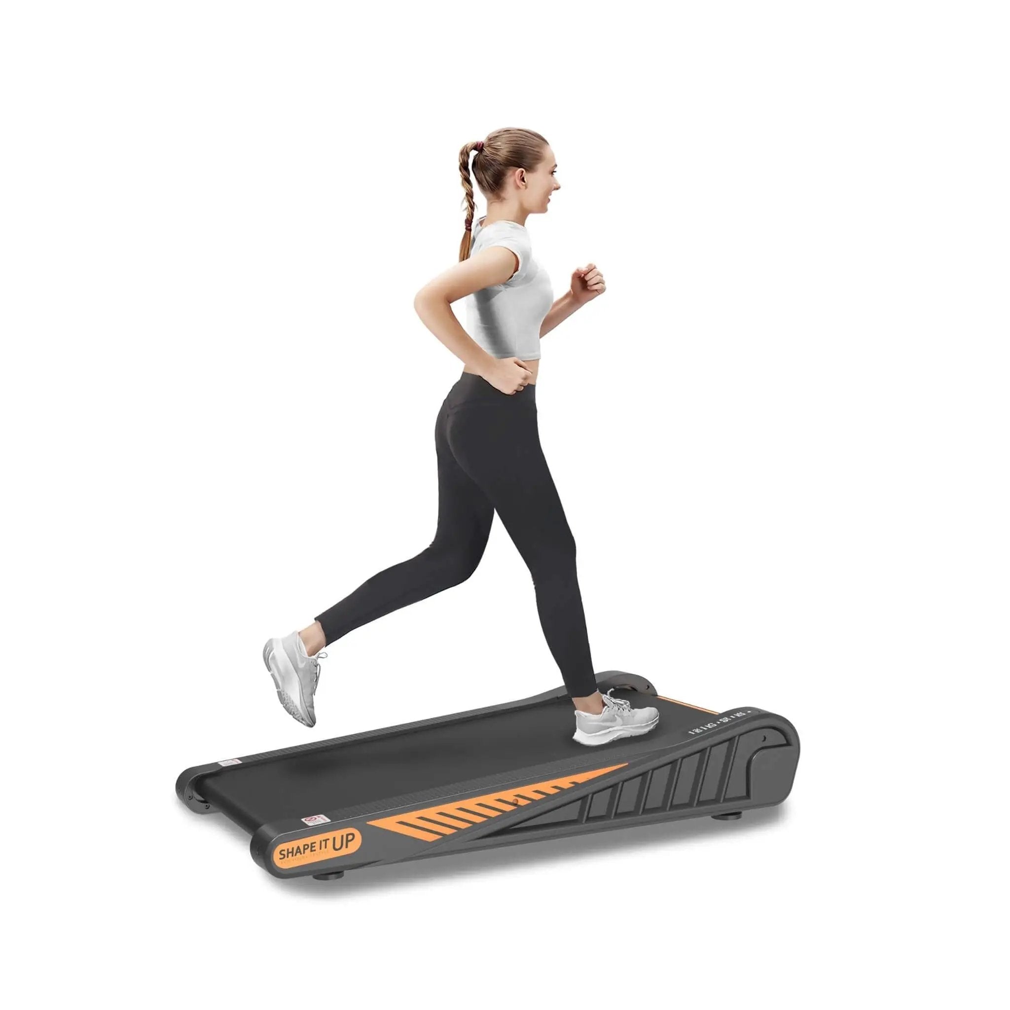 Rovix Portable Compact 2HP Under Desk Treadmill With Safety Key And Wheels for Home And Office Workouts (SAK72810) by SAKSBY WHOLESALE