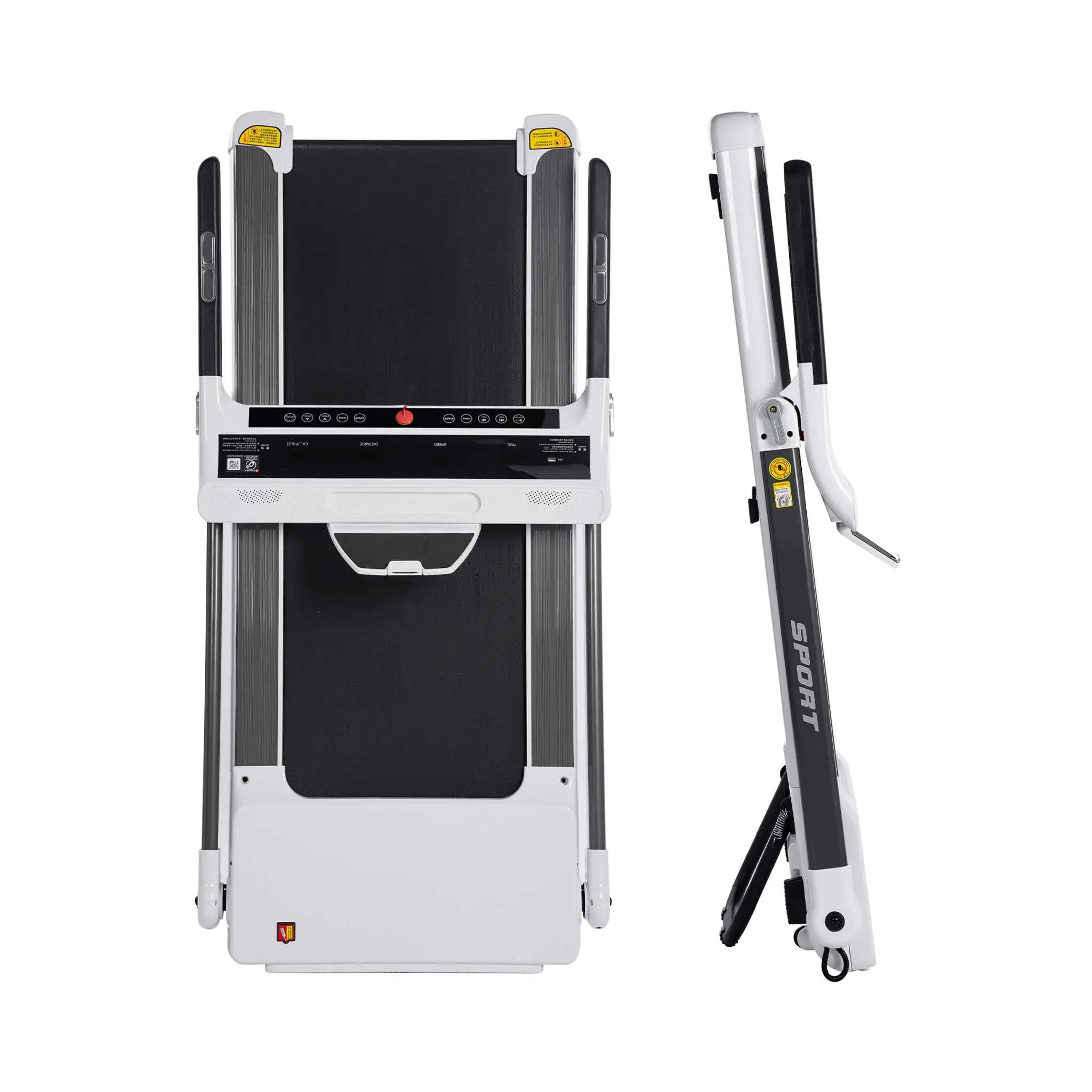 Rovix Portable Compact Home Cardio Fitness Treadmill With 3.5HP Electric Motor & Bluetooth Speakers (SAK32416) by SAKSBY WHOLESALE