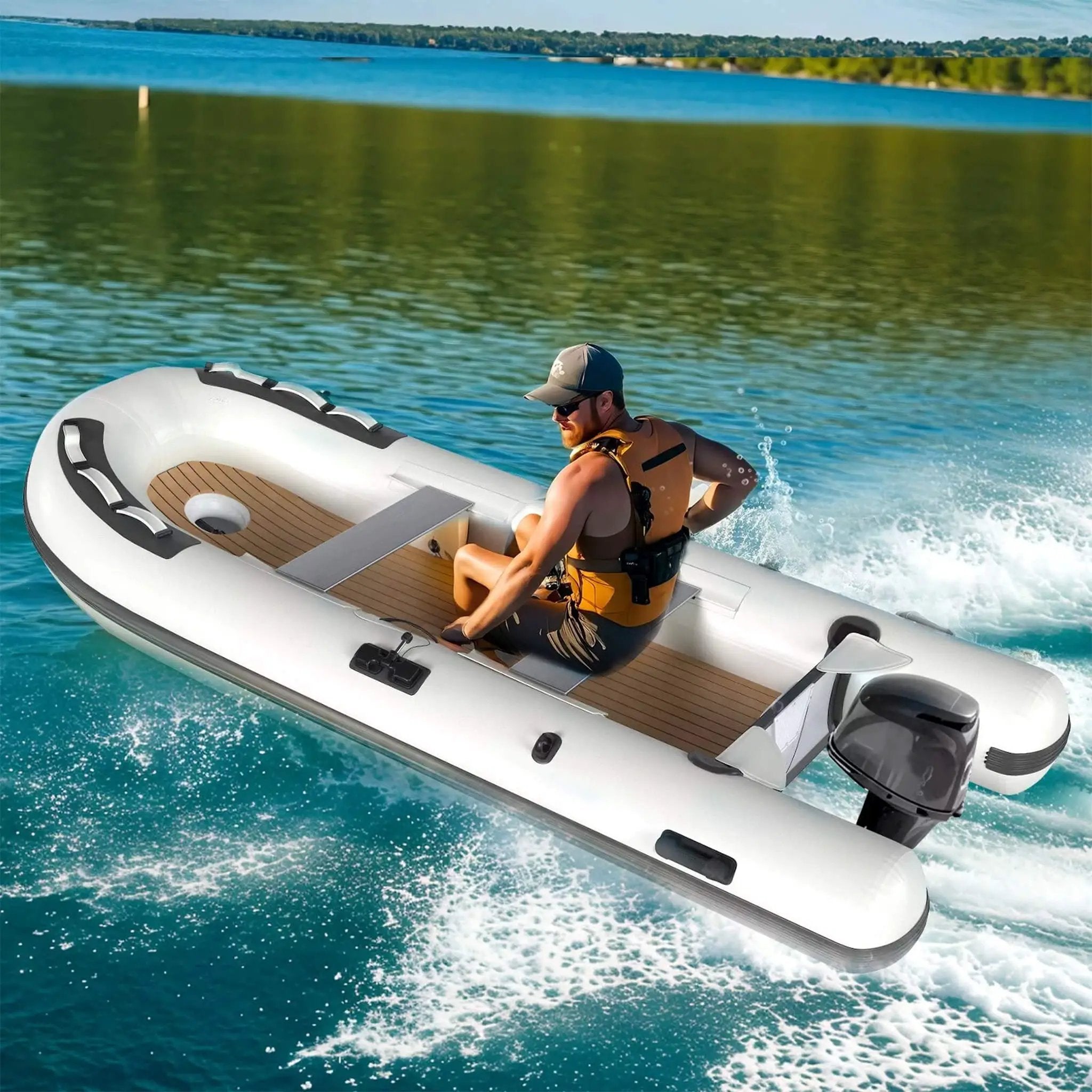 Portable Inflatable Dinghy Boat Kit With Accessories (SAK93784) by SAKSBY WHOLESALE