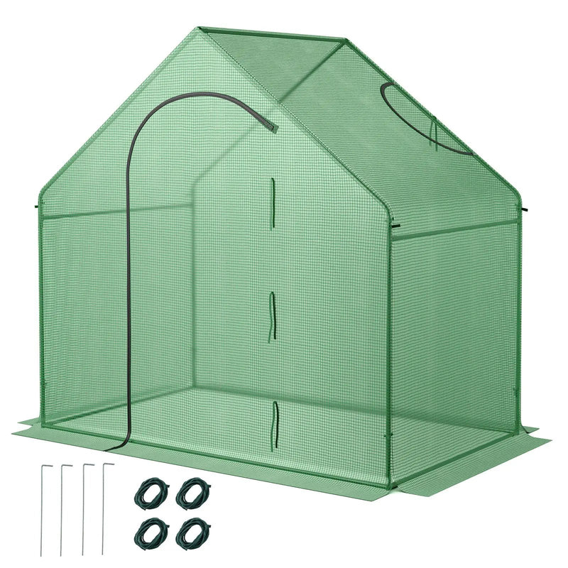 Portable Outdoor Warm House with PE Cover and Roll-up Zippered Door by DirectDeals