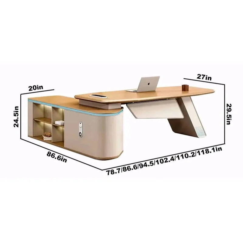 Ellis · Modern Executive L-Shaped Desk by Arc Grove