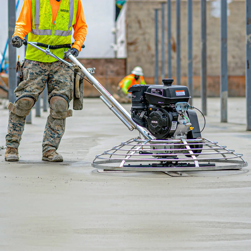 36" Concrete Power Trowel 6HP Kohler Float Pan Screed Edge Cement Finishing Tool by Tomahawk Power