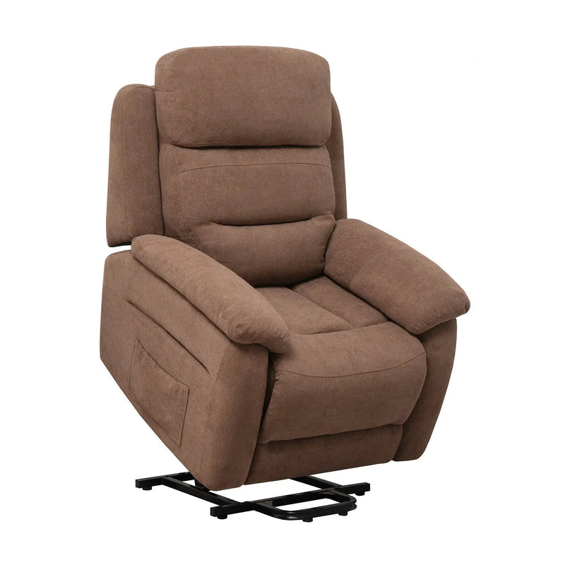 Power Lift Recliner Sofa with Side Pocket and Remote Control by DirectDeals