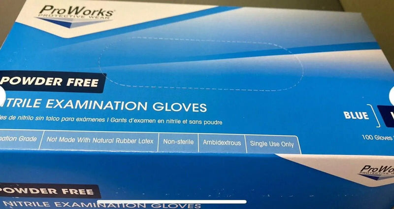 ProWorks Industrial Grade Nitrile Exam Gloves 4 mil by Selzalot