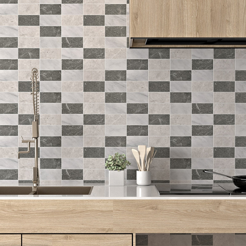Praha Honed Subway On Mesh Marble Mosaics 8 1/2x16 3/4 Marble Honed 8x16 Mosaics — 2
