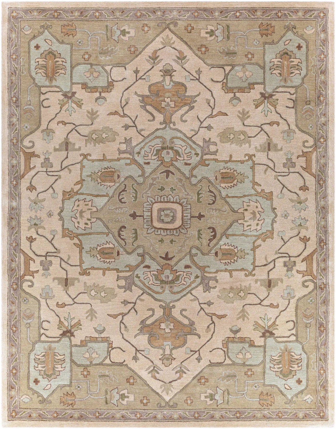 Broomfield Hand Tufted Sage 1143 Area Rug by Boutique Rugs