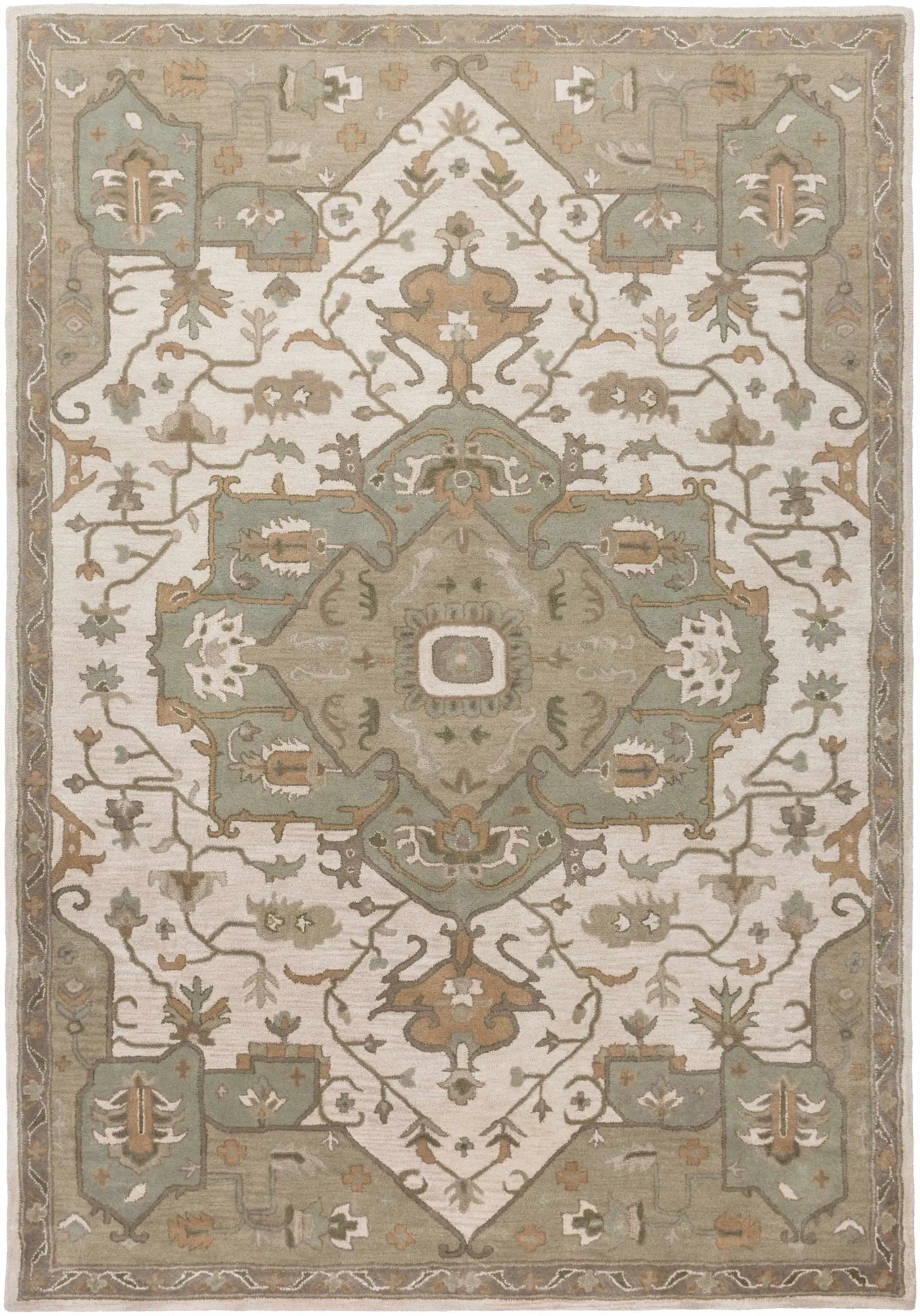 Broomfield Hand Tufted Sage 1143 Area Rug by Boutique Rugs