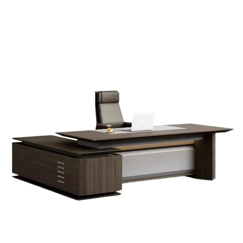Brontë · Modern L-Shaped Executive Desk by Arc Grove
