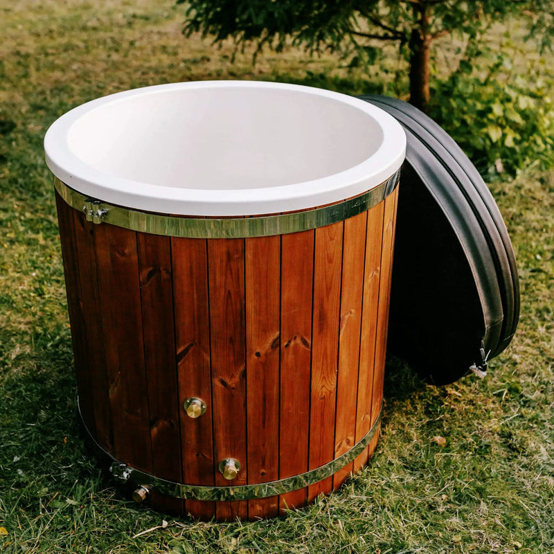 Premium 1-Person Fully-Assembled ThermoWood Cold Plunge Tub (SAK80914) by SAKSBY WHOLESALE