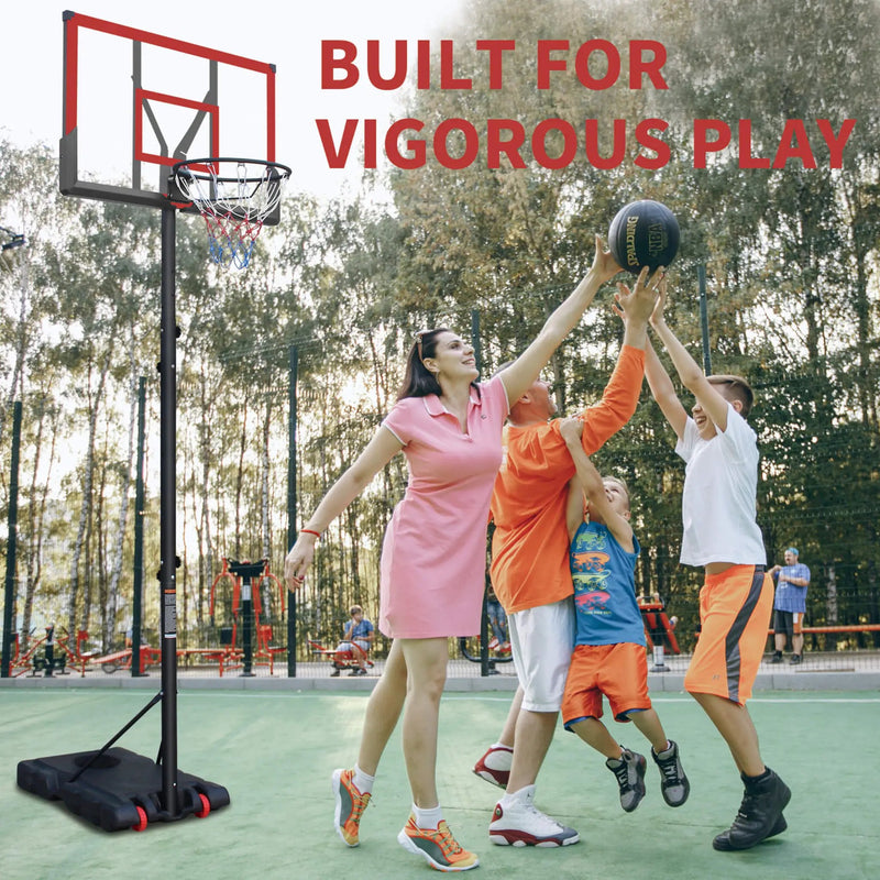 Premium 10FT Outdoor Portable Adjustable Basketball Hoop With Wheels (SAK31961) by SAKSBY WHOLESALE
