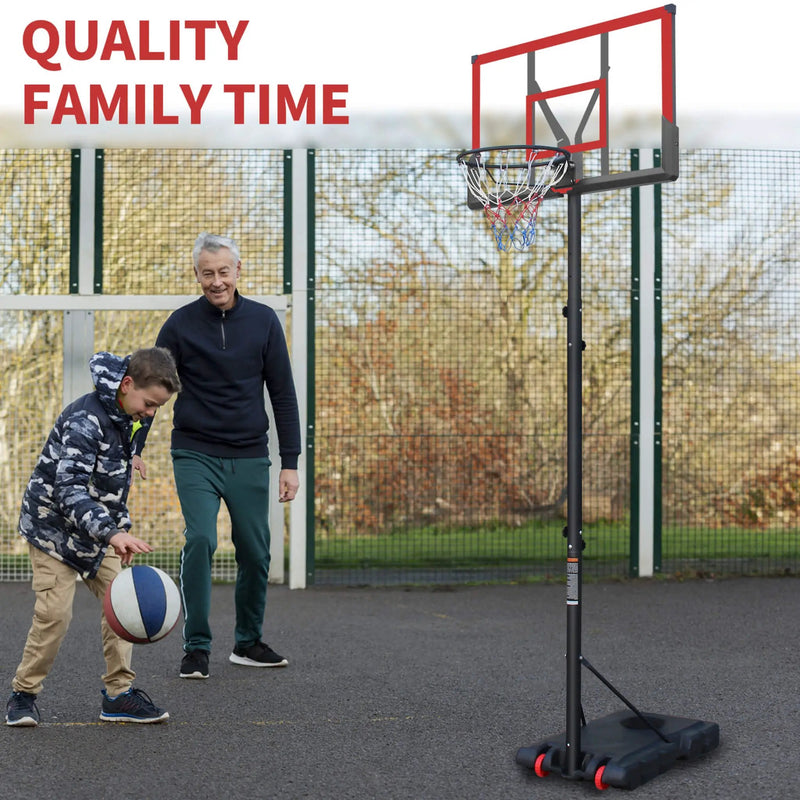 Premium 10FT Outdoor Portable Adjustable Basketball Hoop With Wheels (SAK31961) by SAKSBY WHOLESALE