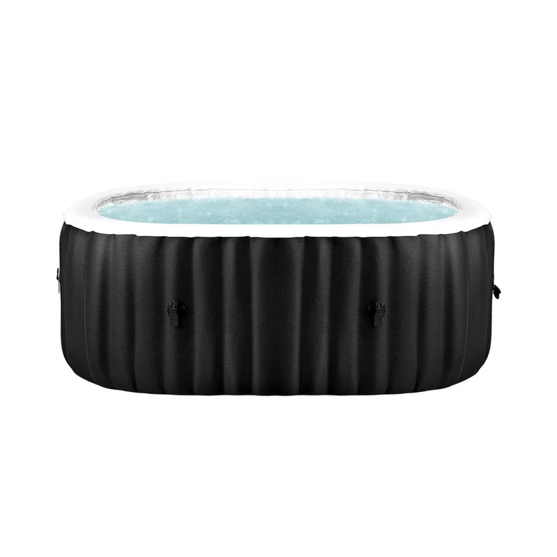 Premium 2-Person Inflatable Hot Tub Kit With 8-Color LED Lights (SAK98431) by SAKSBY WHOLESALE