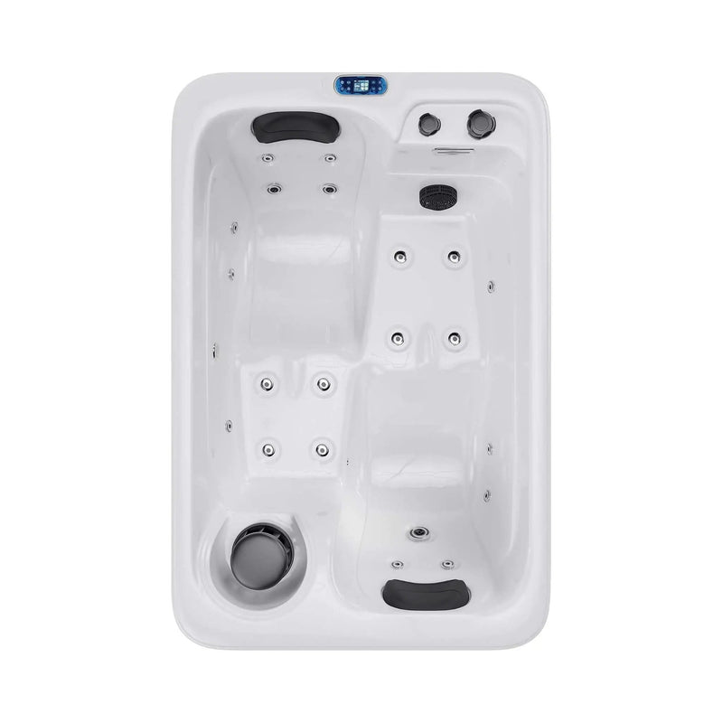 Premium 2-Person Outdoor Hot Tub W/ 15 Stainless Steel Jets (SAK92015) by SAKSBY WHOLESALE