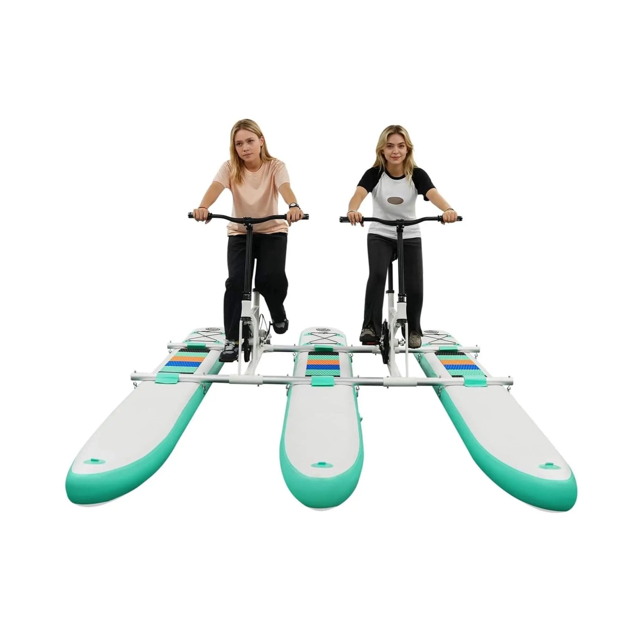 Premium 2-Person Two-Seater Portable Inflatable Pedal Boat Water Bike (SAK95621) by SAKSBY WHOLESALE