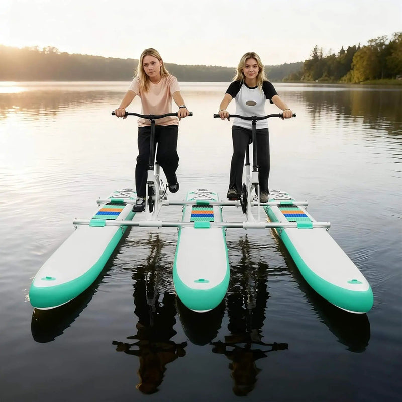 Premium 2-Person Two-Seater Portable Inflatable Pedal Boat Water Bike (SAK95621) by SAKSBY WHOLESALE