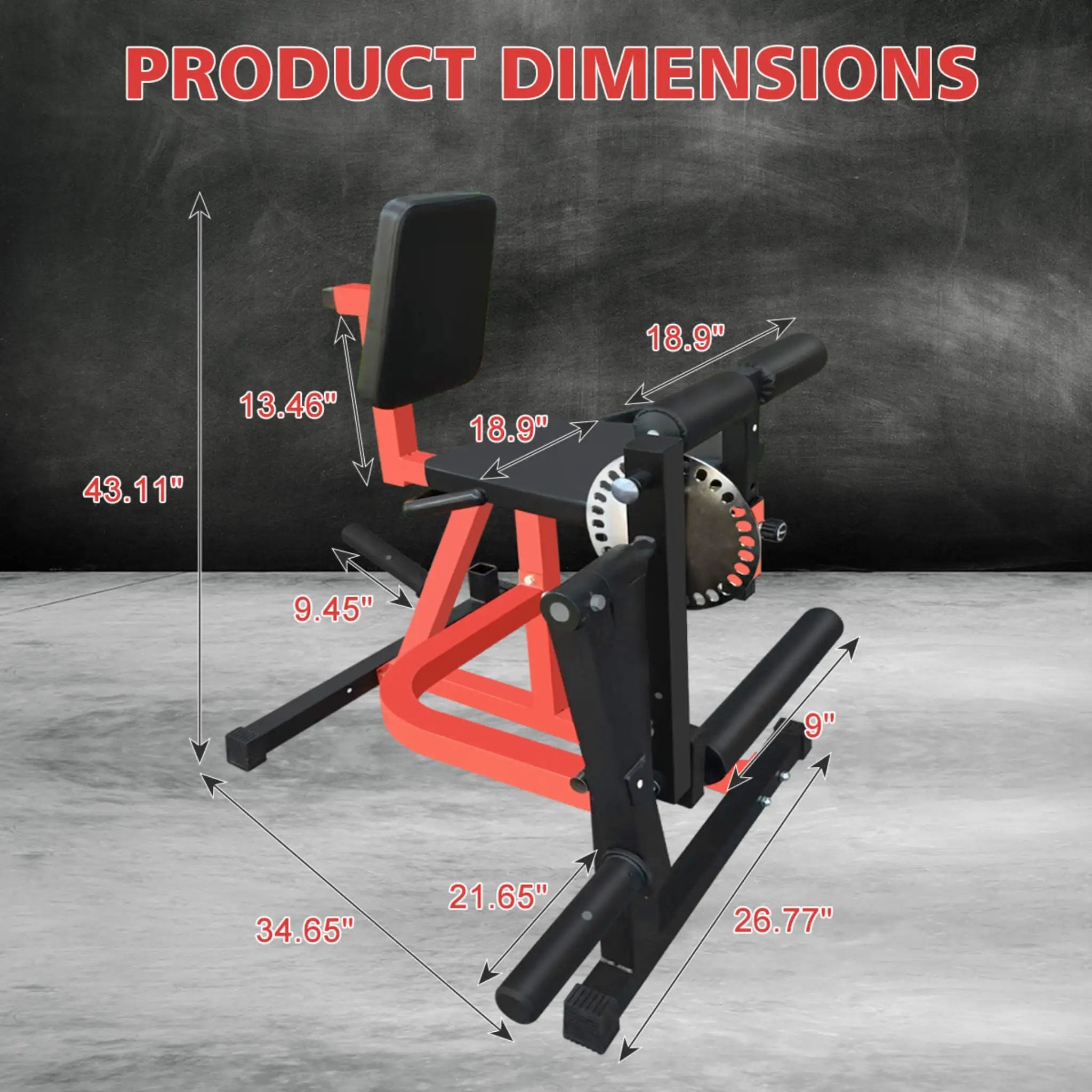 Rovix Premium 3-In-1 Multi-Functional Adjustable Leg Extension And Curl Machine For Lower Body Workouts (SAK21427) by SAKSBY WHOLESALE