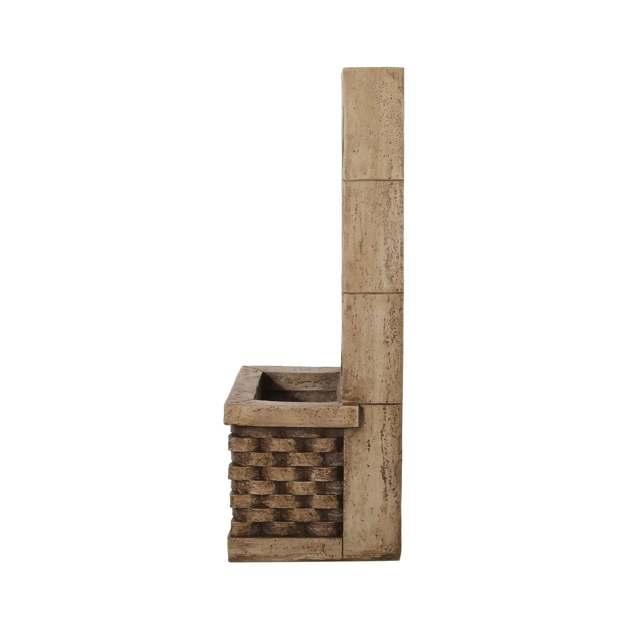 Alora Premium 35-Inch Hand-Crafted Weather-Resistant Waterfall Fountain With LED Lights (SAK86757) by SAKSBY WHOLESALE