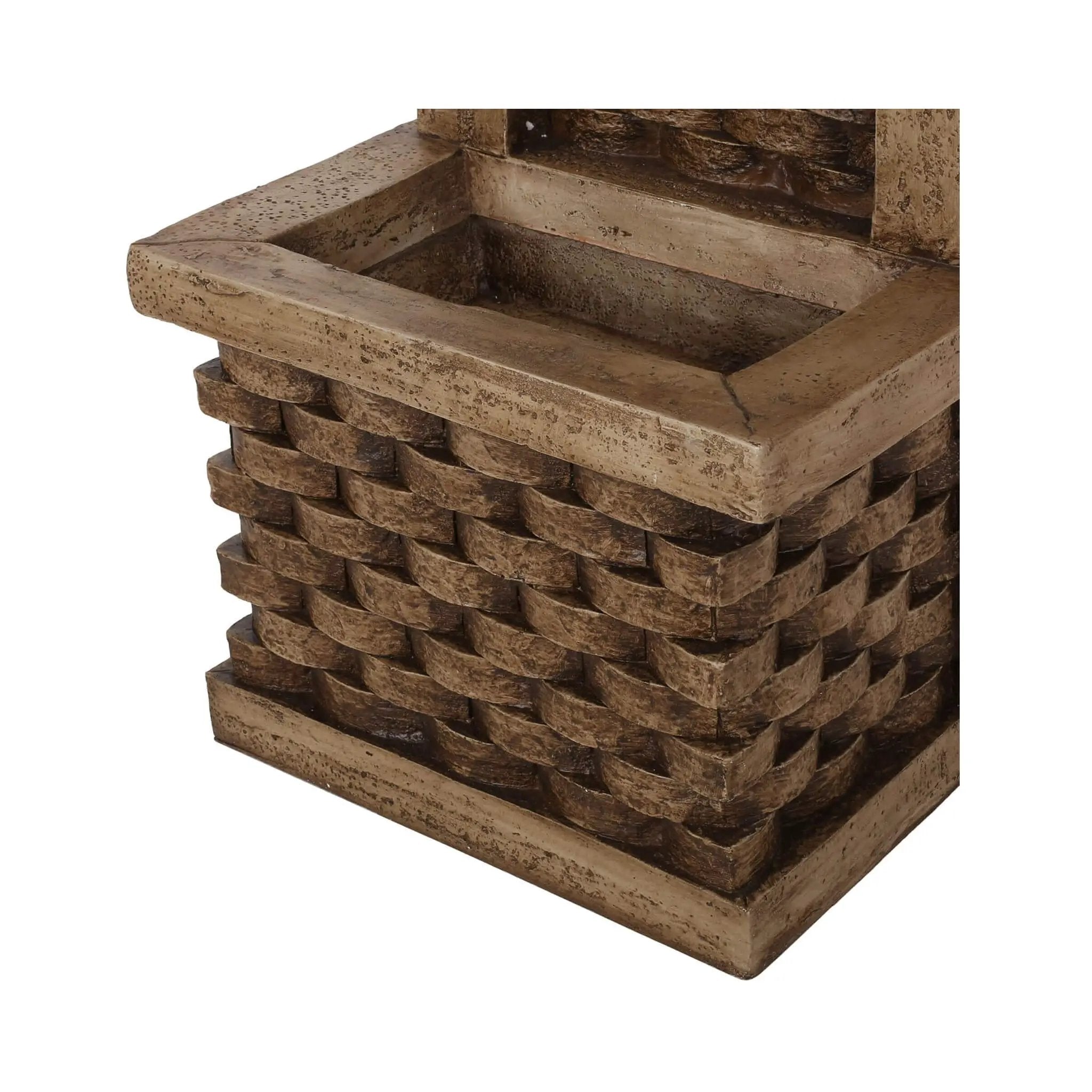 Alora Premium 35-Inch Hand-Crafted Weather-Resistant Waterfall Fountain With LED Lights (SAK86757) by SAKSBY WHOLESALE