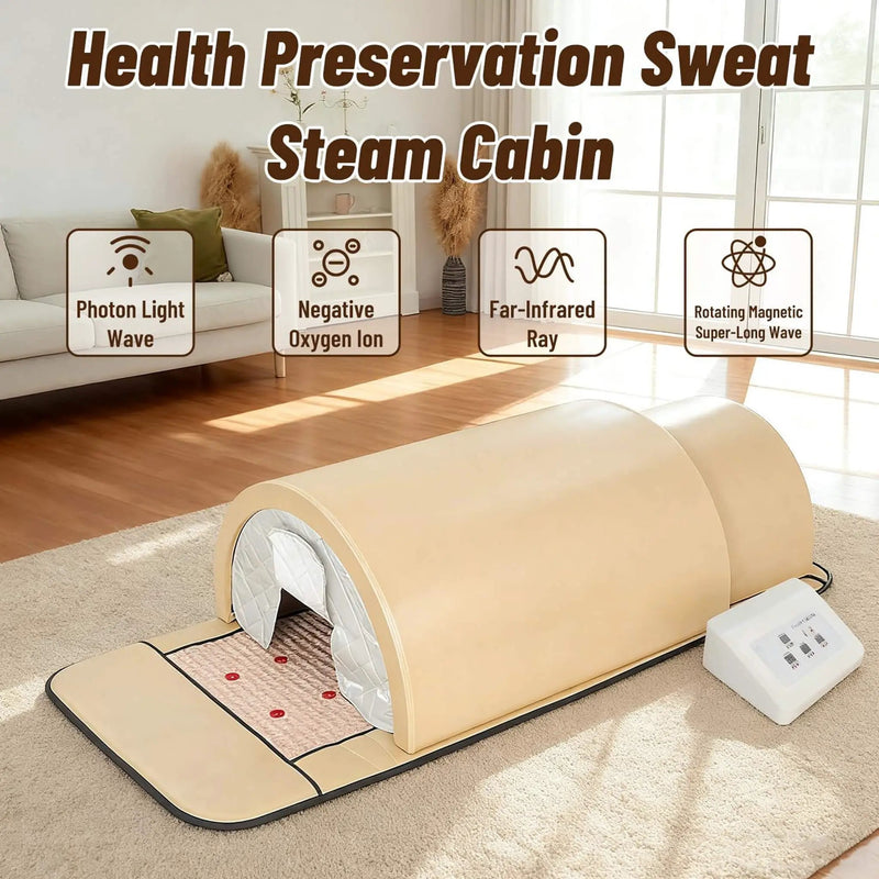 Premium 360-Degree Full-Body Far Infrared Dry Sauna Dome (SAK89665) by SAKSBY WHOLESALE