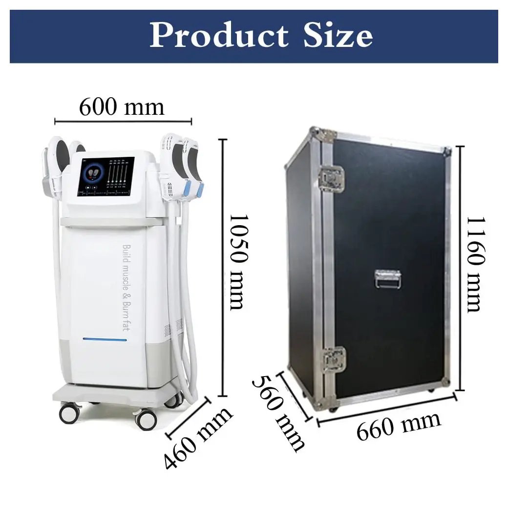 Premium 4-Handle Body, Abdomen And Buttock Muscle Shaping Machine With Trolley (SAK71463) by SAKSBY WHOLESALE
