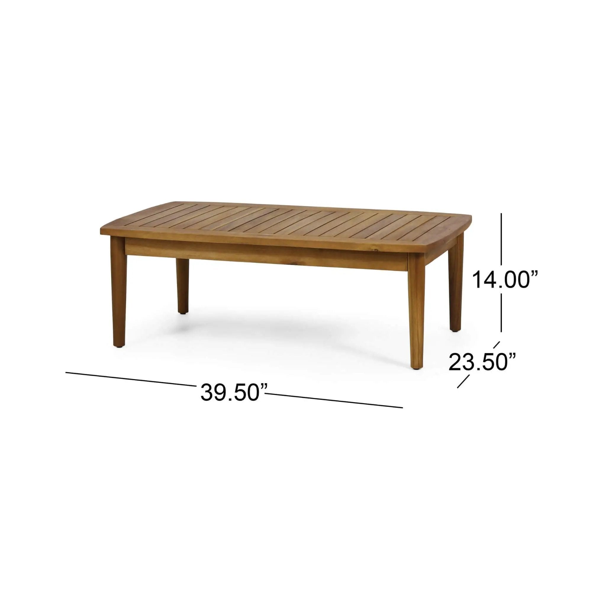 Alora Premium 4-Piece Wooden Outdoor Patio Conversation Seating Set With Cushions (SAK31469) by SAKSBY WHOLESALE