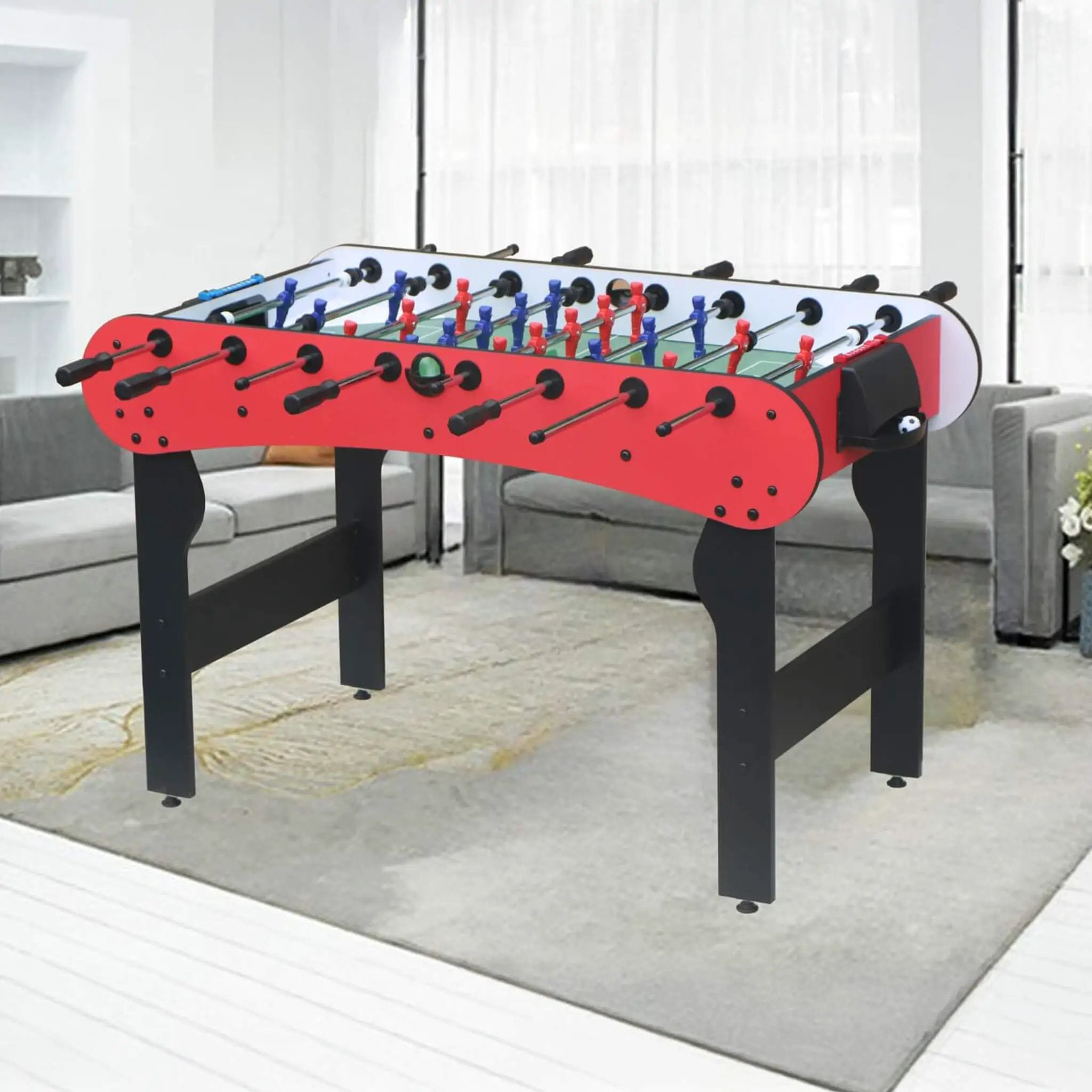 Premium 5FT Indoor Soccer Foosball Table For Kids And Adults (SAK78072) by SAKSBY WHOLESALE
