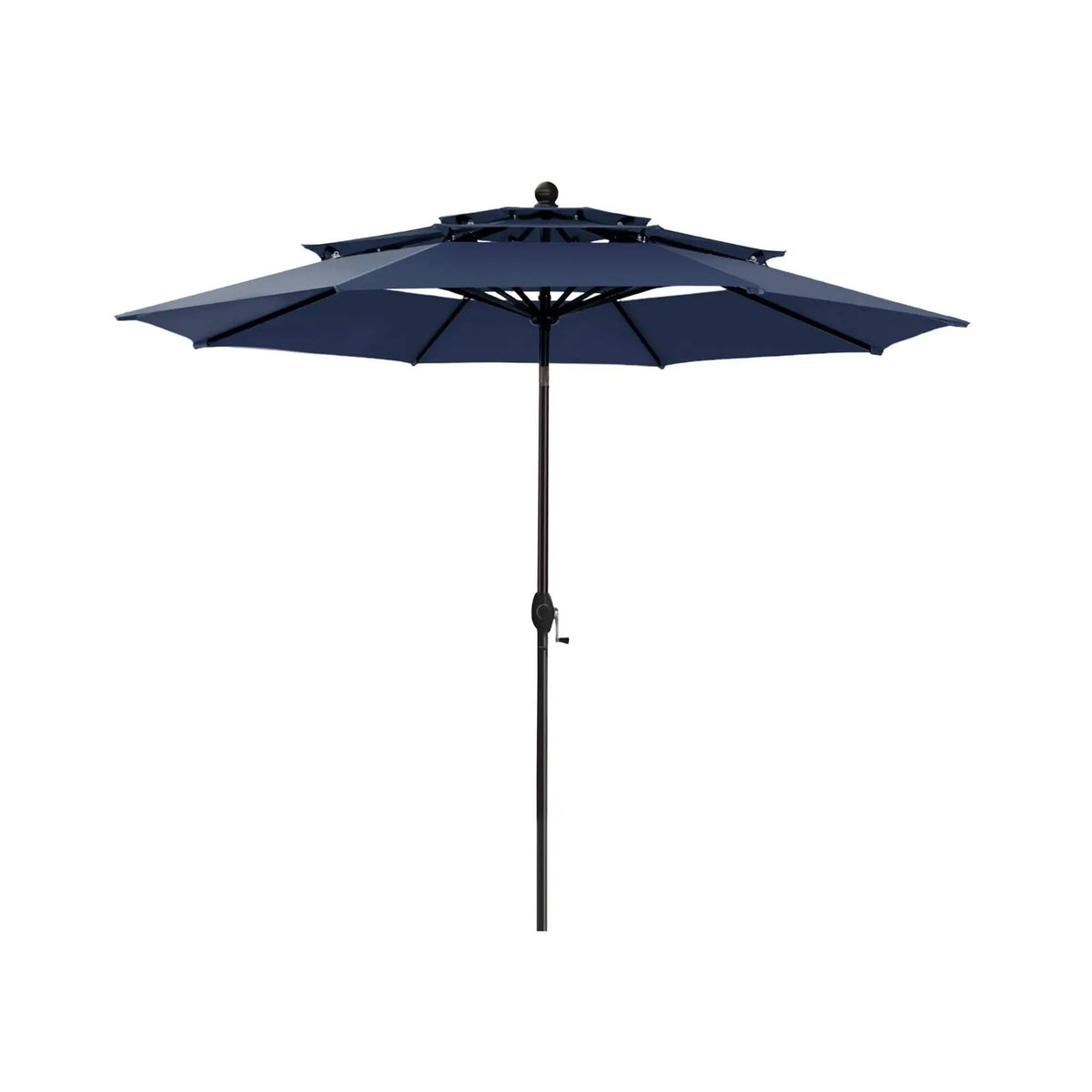 Alora Premium 6-Piece Bar Patio Furniture Set With Umbrella, Swivel Chairs, And Cushions (SAK90375) by SAKSBY WHOLESALE