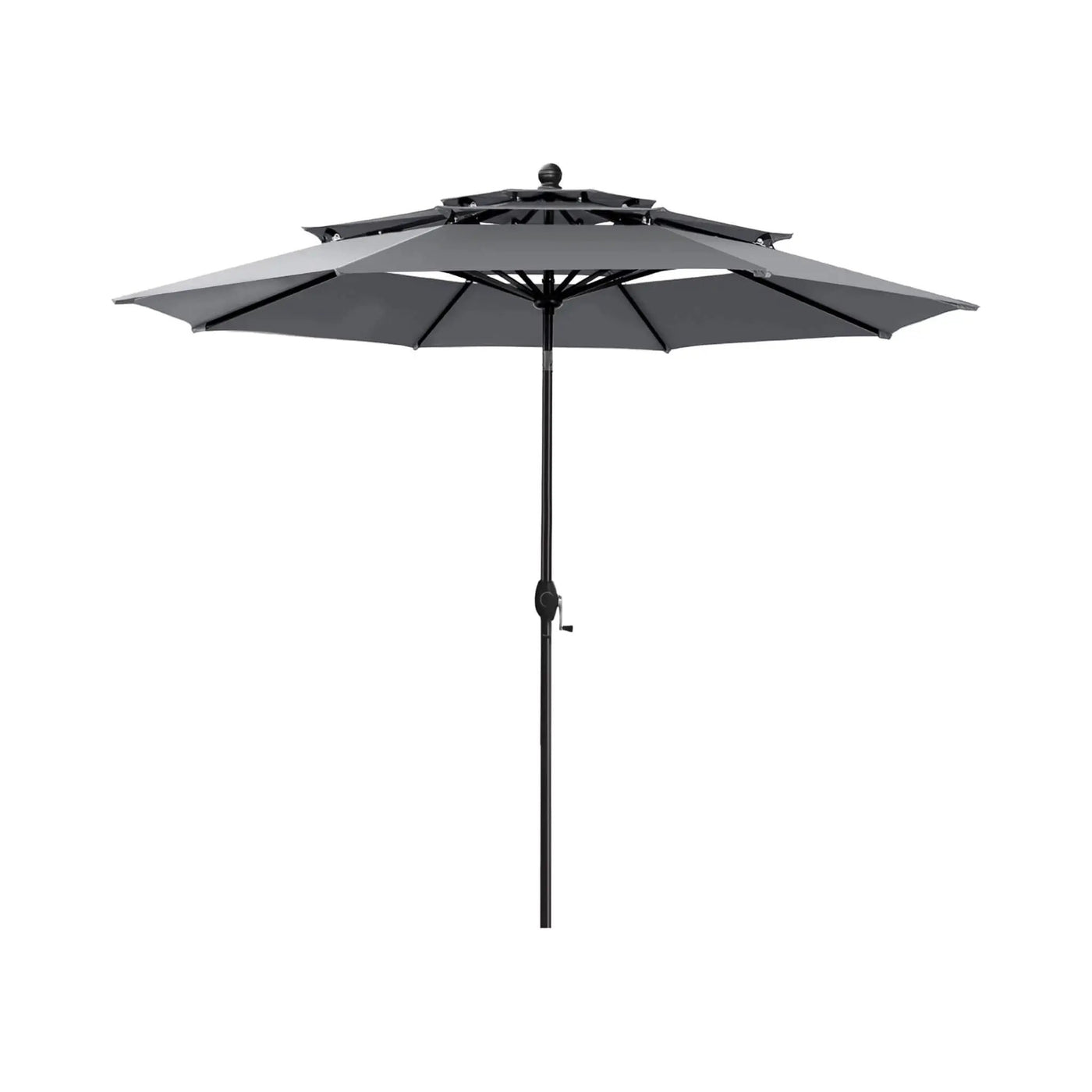 Alora Premium 6-Piece Bar Patio Furniture Set With Umbrella, Swivel Chairs, And Cushions (SAK90375) by SAKSBY WHOLESALE