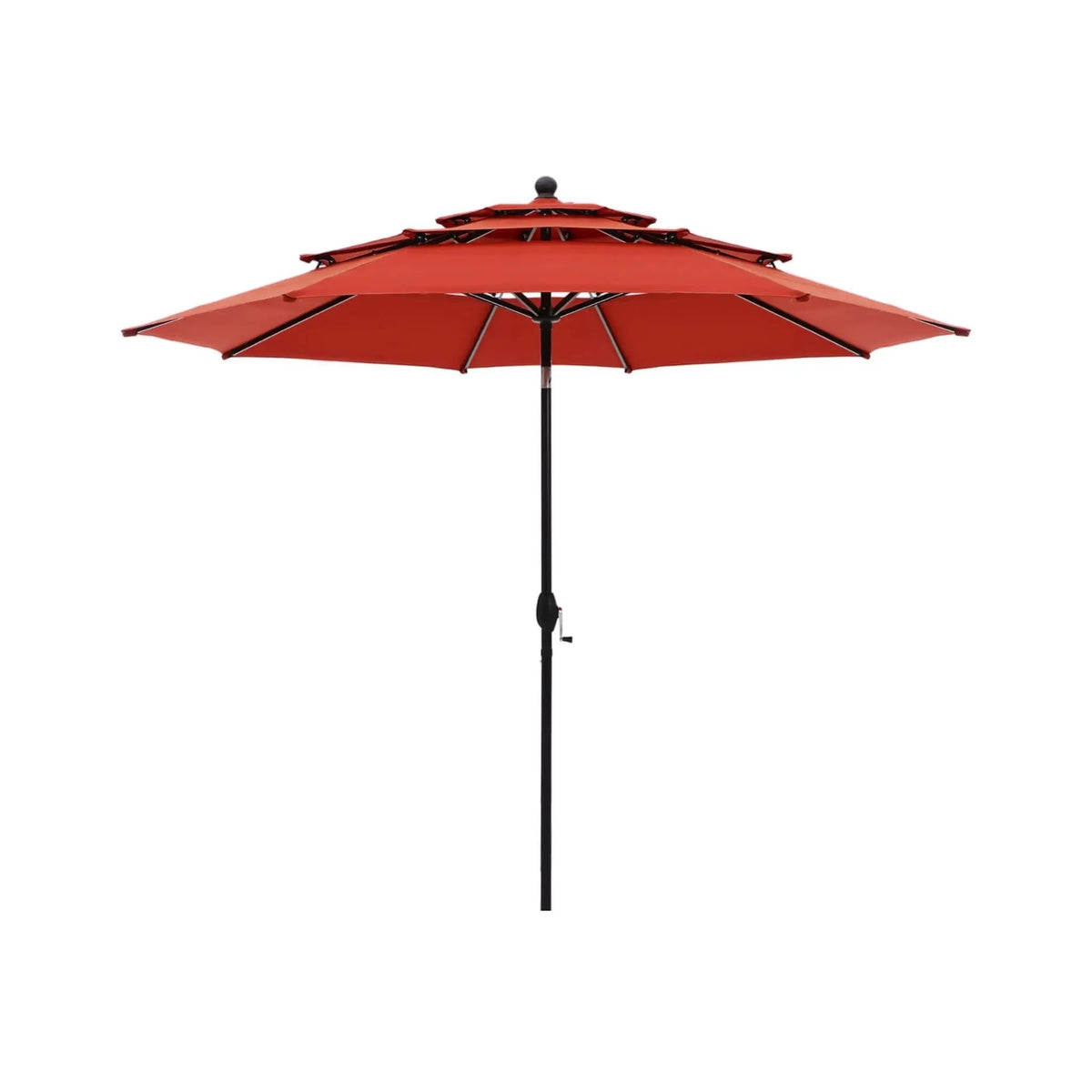 Alora Premium 6-Piece Bar Patio Furniture Set With Umbrella, Swivel Chairs, And Cushions (SAK90375) by SAKSBY WHOLESALE
