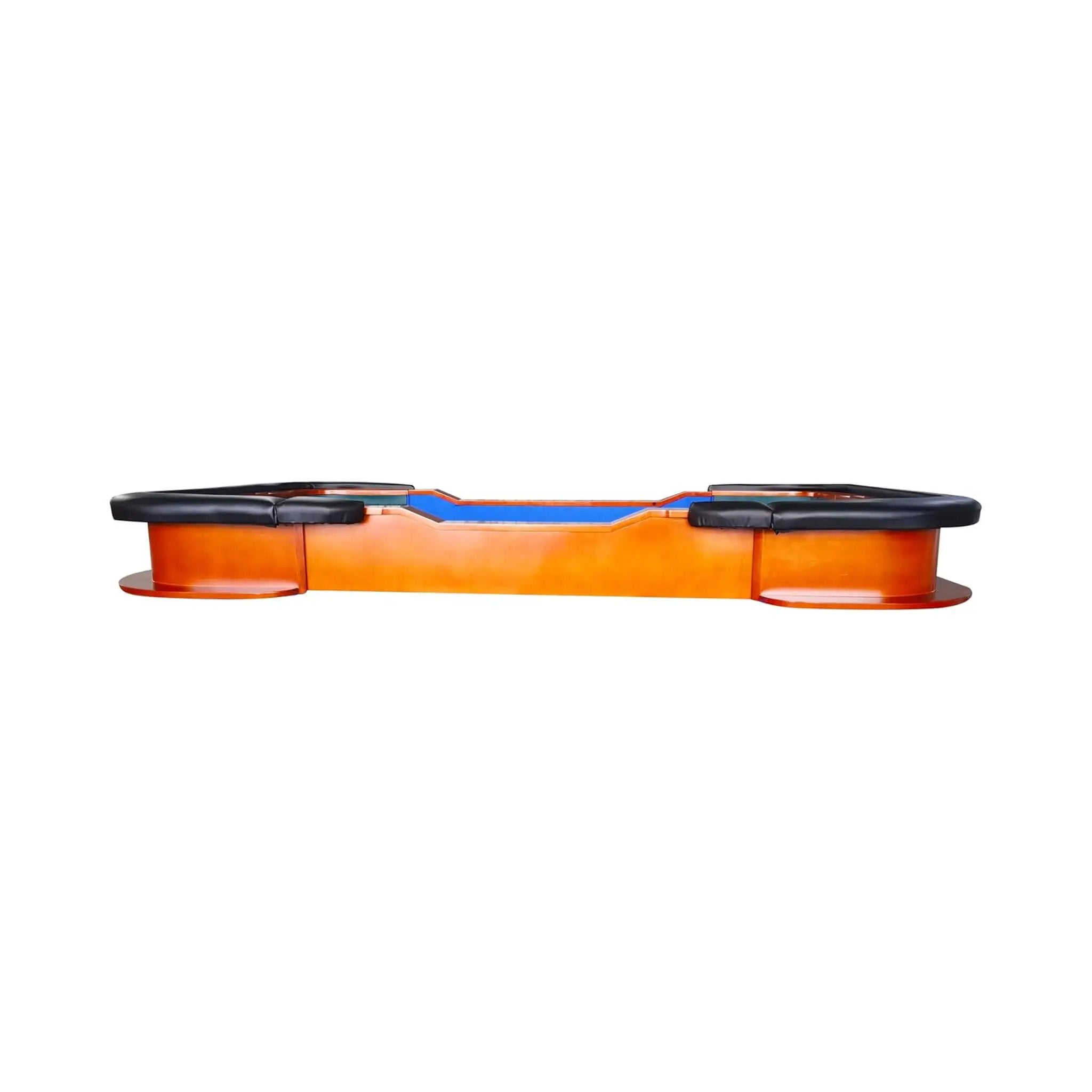 Premium 8FT Deluxe Casino Craps Table With Blue Felt And Pyramid Bumper (SAK91403) by SAKSBY WHOLESALE