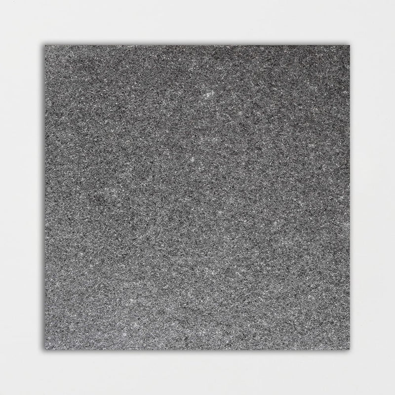 Premium Absolute Black Flamed Granite Tiles 12x12 Granite Flamed 12x12 Tiles