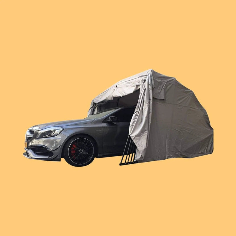 [09X20FT] Alora Premium All-Weather Retractable Steel Frame Carport Canopy For Cars & SUVs (SAK41385) by SAKSBY WHOLESALE
