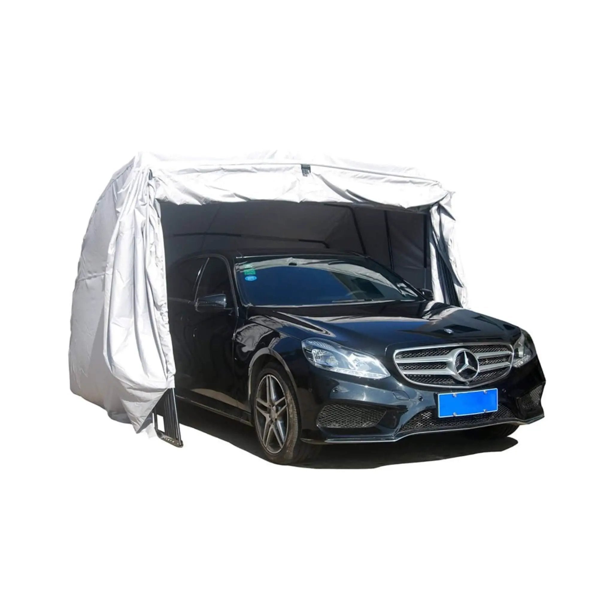 [09X20FT] Alora Premium All-Weather Retractable Steel Frame Carport Canopy For Cars & SUVs (SAK41385) by SAKSBY WHOLESALE