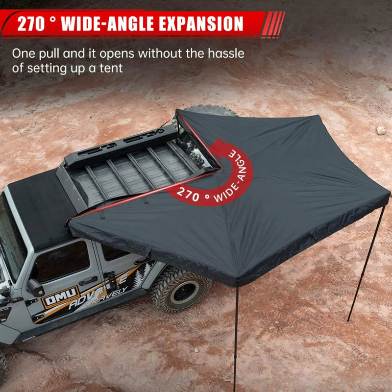 Trailora Horizon Premium All-Weather Top Only Multi-Functional 270 Degree Outdoor Awning House Tent (SAK24839) by SAKSBY WHOLESALE